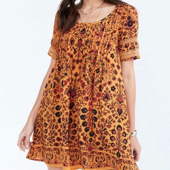 Urban Outfitters | Ecote Amethyst Pintucked Frock Dress - Picture 10 of 12